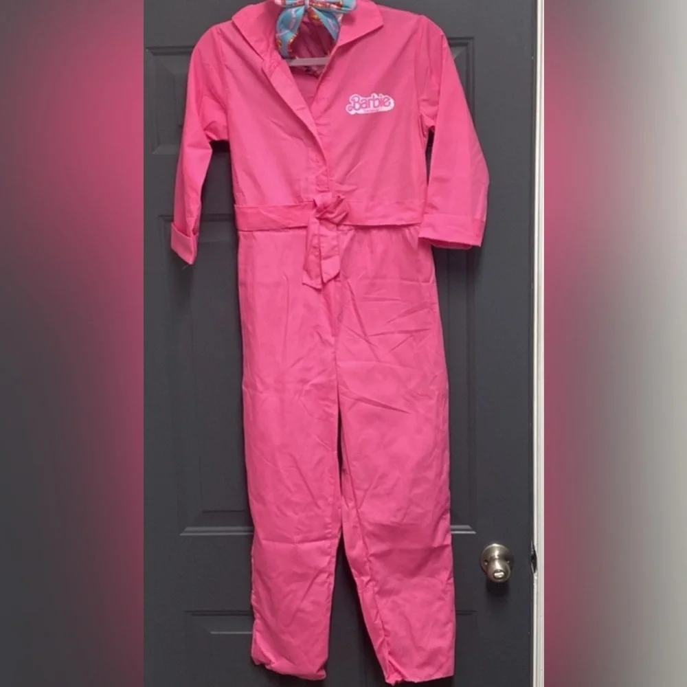 Pink Kid’s Barbie Jumpsuit